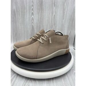 Keen KNX Chukka Safari Plaza Taupe Womens Size 10 Brown Leather Ankle Boots